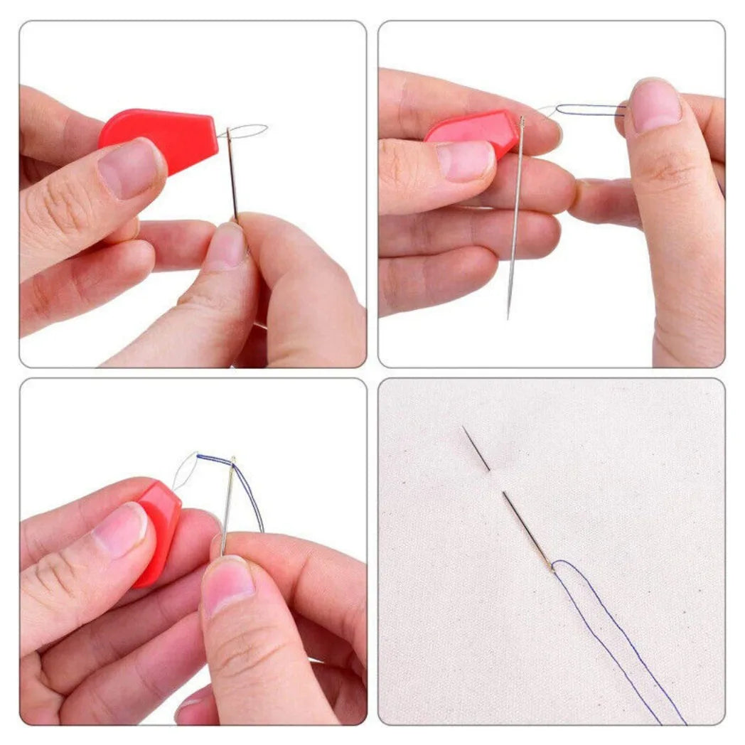 230Pc Large Portable Sewing Kit Home Travel Case Needles Thread Scissors Set Box