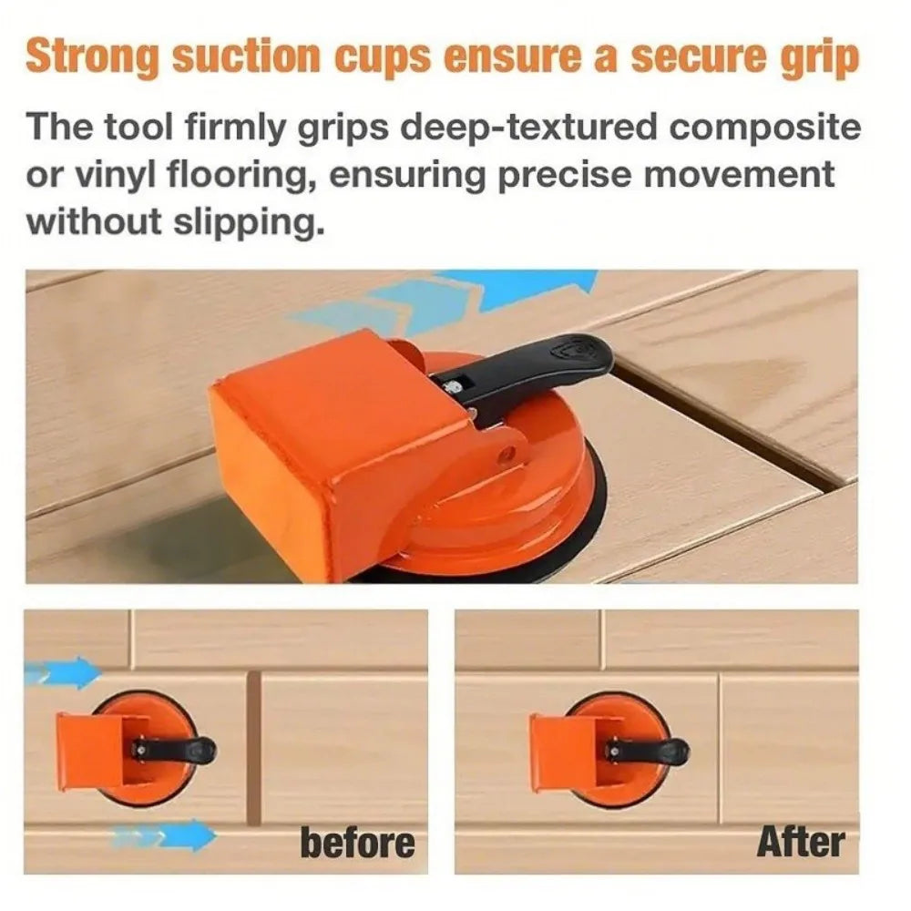 Floor Gap Fixer Tool with Suction Cup for Hardwood Laminate and Vinyl Flooring