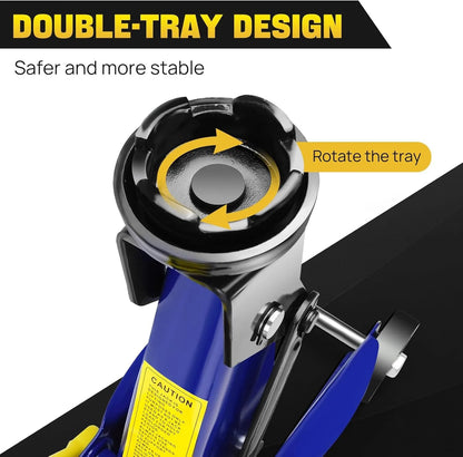 Trolley Jack 2 Ton Tonne Low Profile Hydraulic Floor Lifting Car Van Garage New