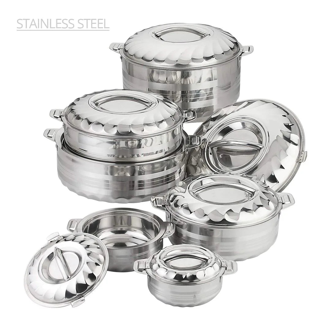 Sq Professional Jumbo Range Contour Stainless Steel Hot Pot Set Of 6