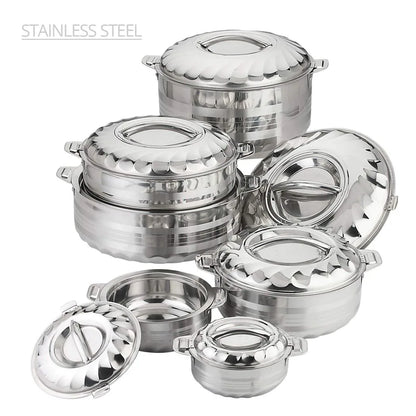Sq Professional Jumbo Range Contour Stainless Steel Hot Pot Set Of 6
