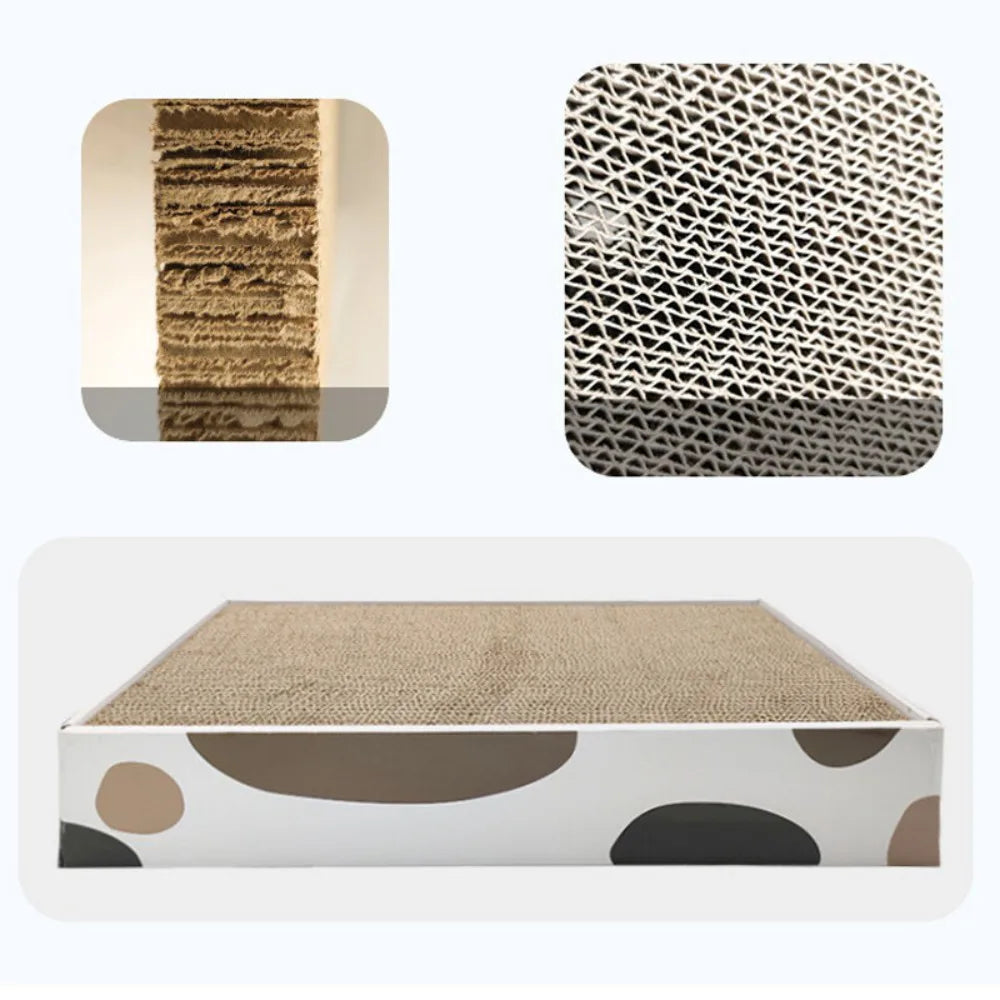 3Pcs Cat Box Scratcher Scratching Board Pad Heavy Duty Corrugated Cardboard