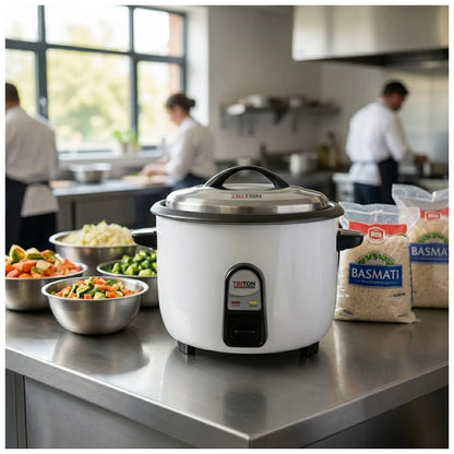 Rice Cooker 10 Litre Triton White Inner Pot 3000W Energy – Efficient