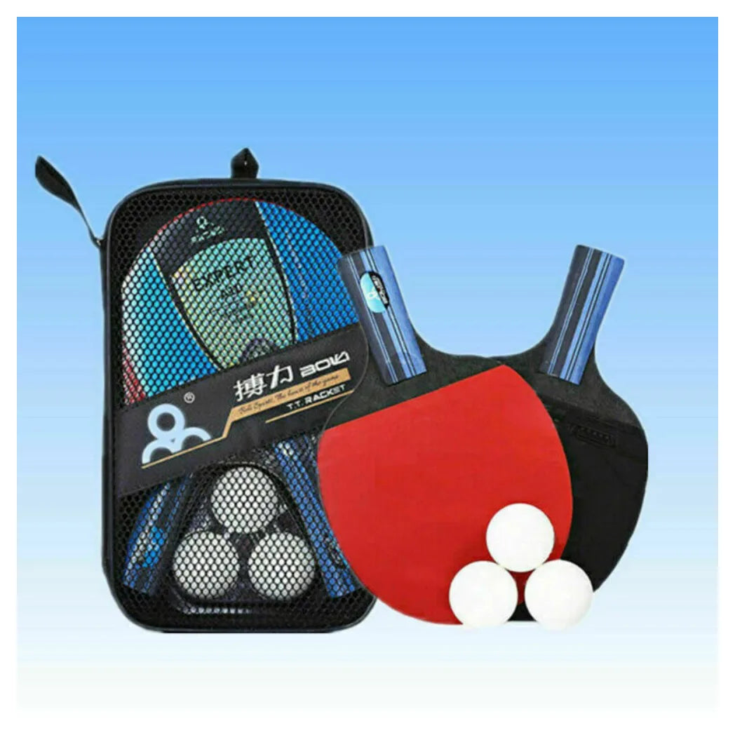 New speed and spin PPong Table Tennis Set / rackets with 2 Bats,3 Balls & Bag