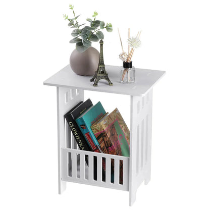 White tea coffee small table sofa side table storage rack bedside table UK
