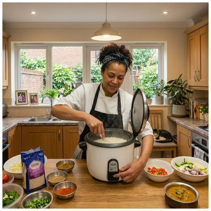 Rice Cooker 10 Litre Triton White Inner Pot 3000W Energy – Efficient