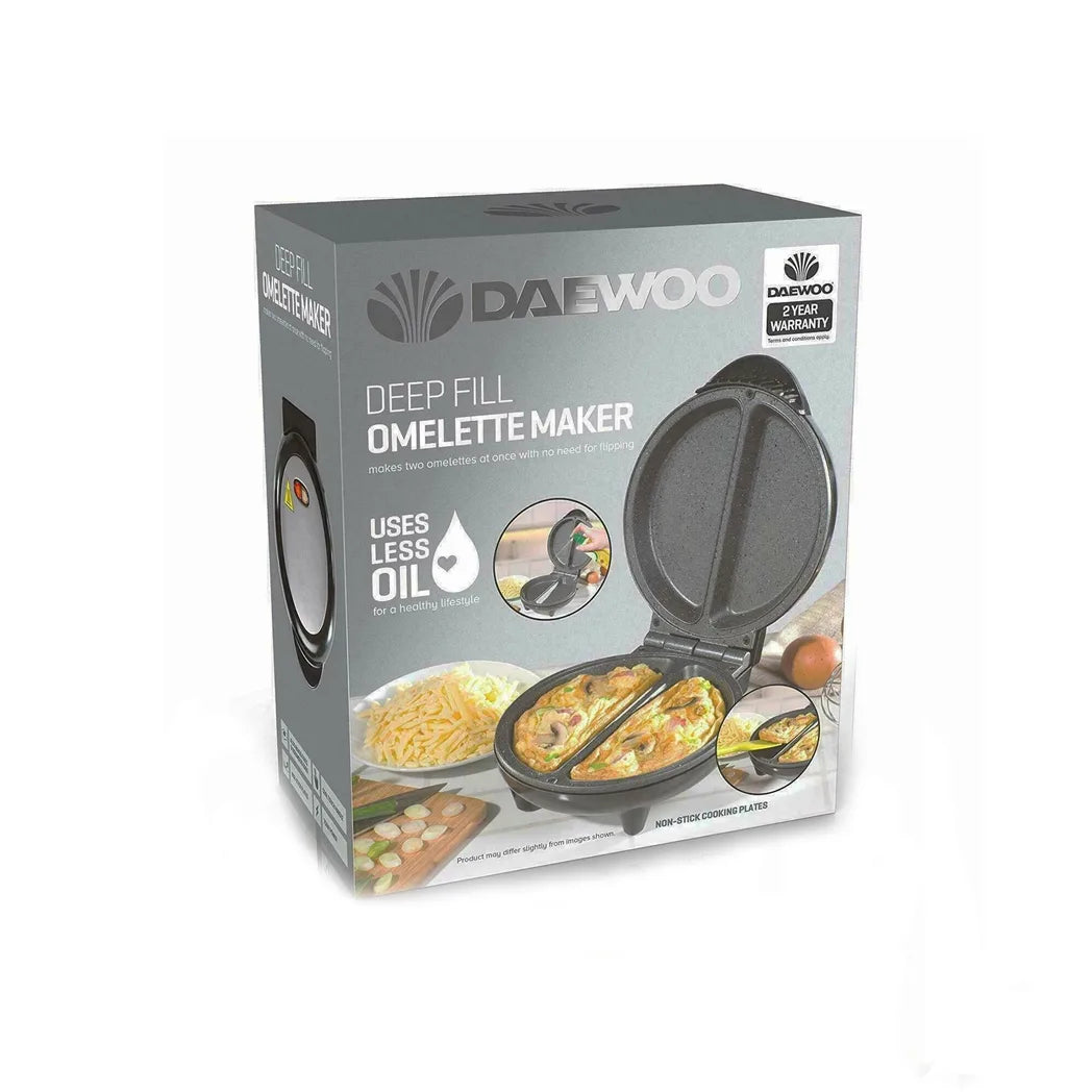 Daewoo Non Stick Deep Fill Omelette Maker 750 Watt