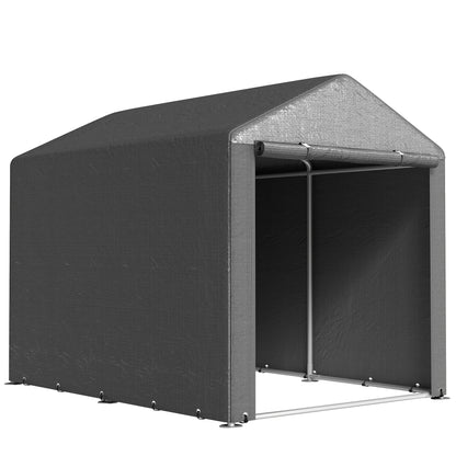 Outsunny 2.2 x 1.6 m Outdoor Storage Tent, with Accessories - Dark Grey
