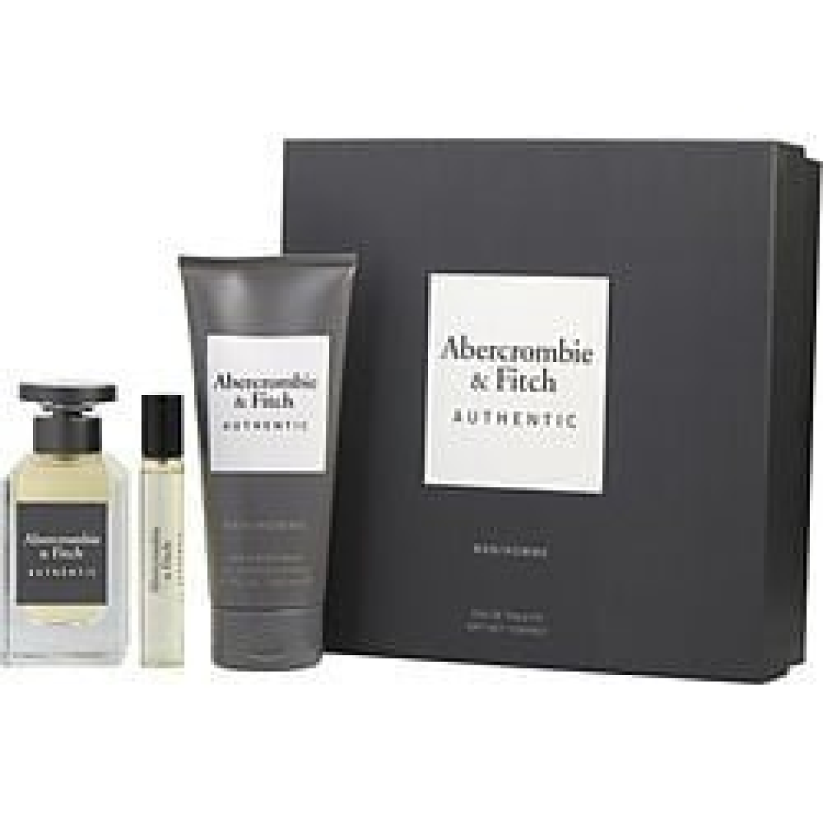Abercrombie & Fitch Authentic Man Gift Set (Eau De Toilette 100ml  Eau De Toilette 15ml  Hair & Body Wash 200ml)