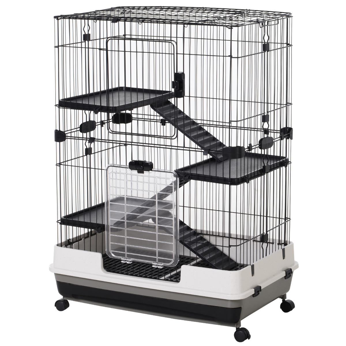 3 Tier Small Animal Cage Pet Play House for Rabbits Ferret Chinchilla W/ Ramp