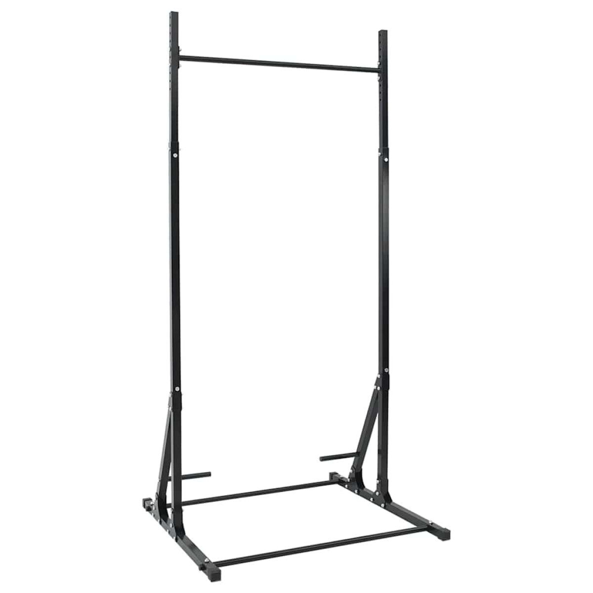 vidaXL Pull-Up Bar Station Manual Black 100.5 x 102 x 234.5 cm