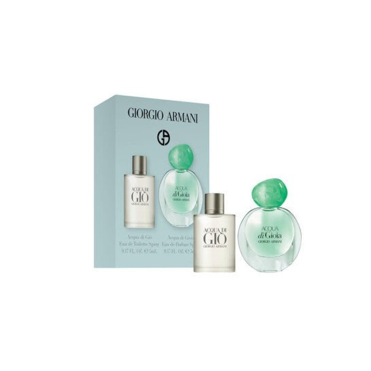 Armani Miniature Gift Set (Acqua Di Gio EDT 5ml  Acqua Di Gioia EDP 5ml)