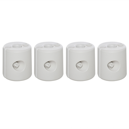 Tent Weight Base, 4pcs Plastic Anchor Weights-White