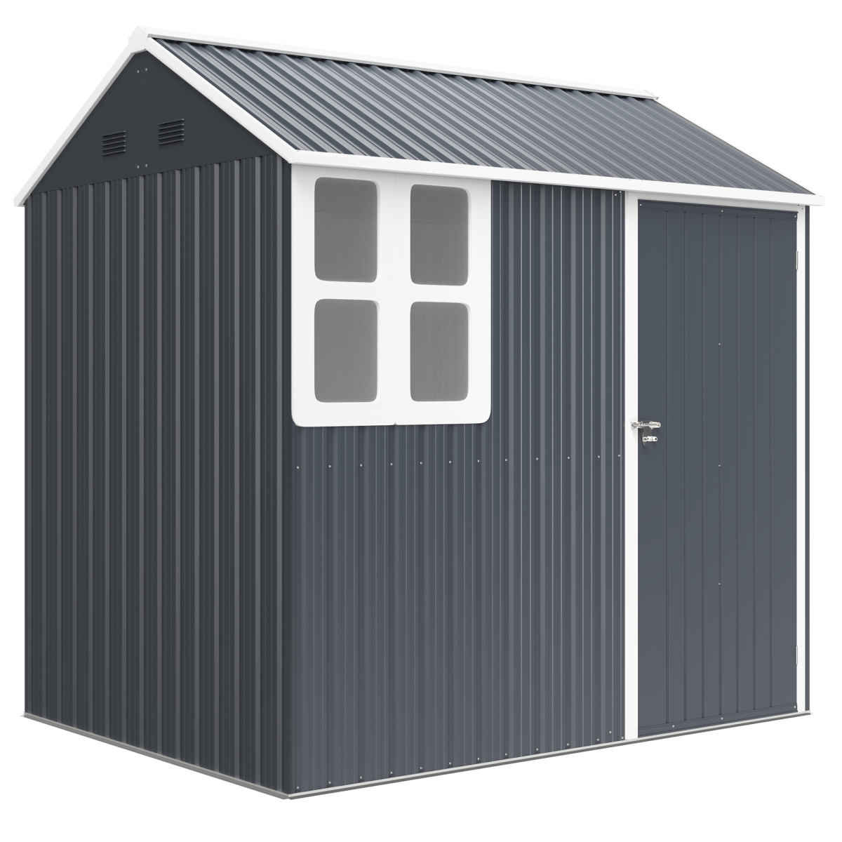 Galvanised Steel Storage Shed - Durable Design & Ample Space 7x6ft