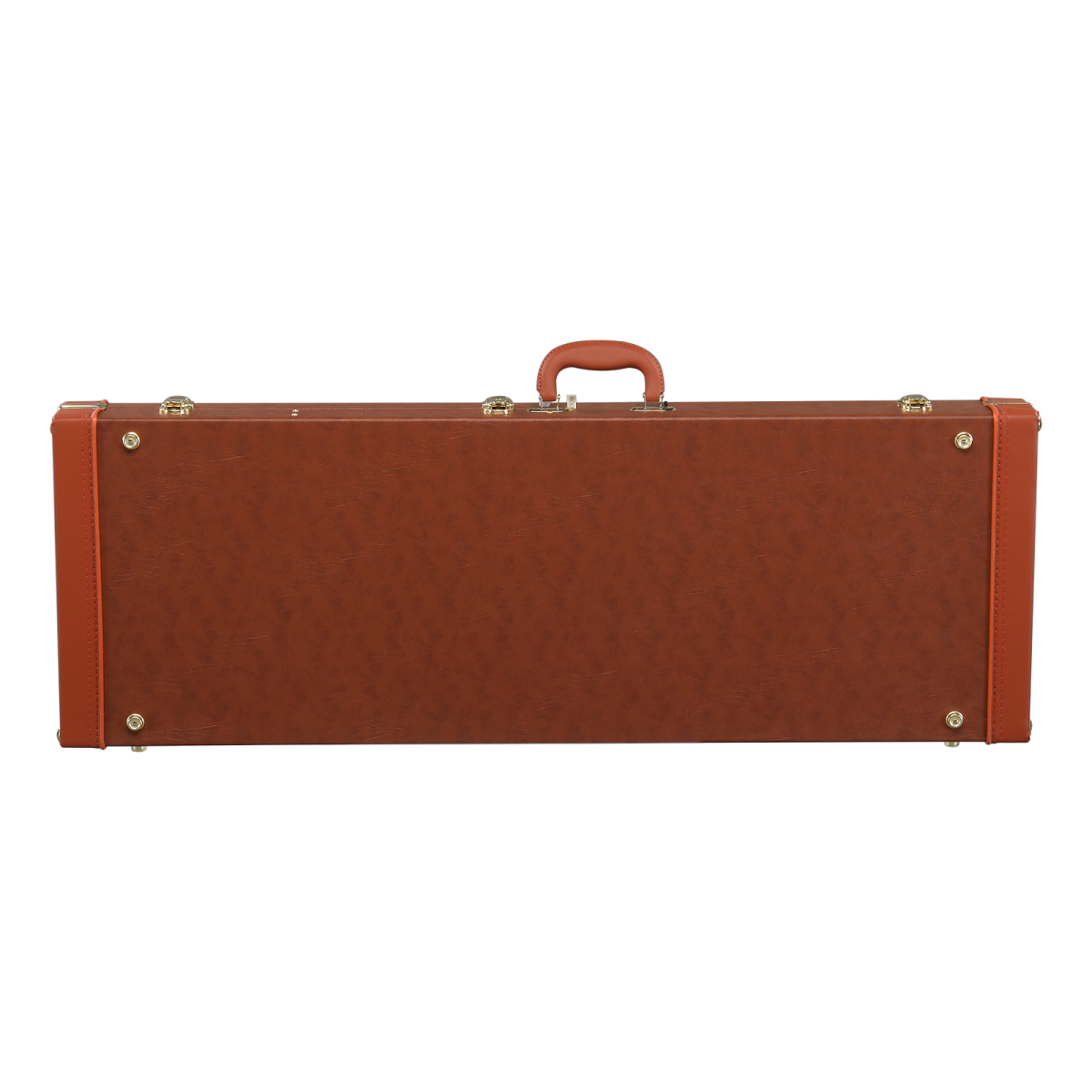 【Replace 82303602】 Electric Guitar Square PU Hard Case Fits ST TL Burning fire 170 Style Electric Guitar Brown