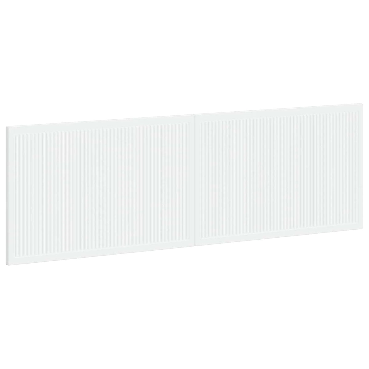 vidaXL Wall-Mounted Headboard EDE White Engineered Wood