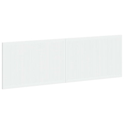vidaXL Wall-Mounted Headboard EDE White Engineered Wood