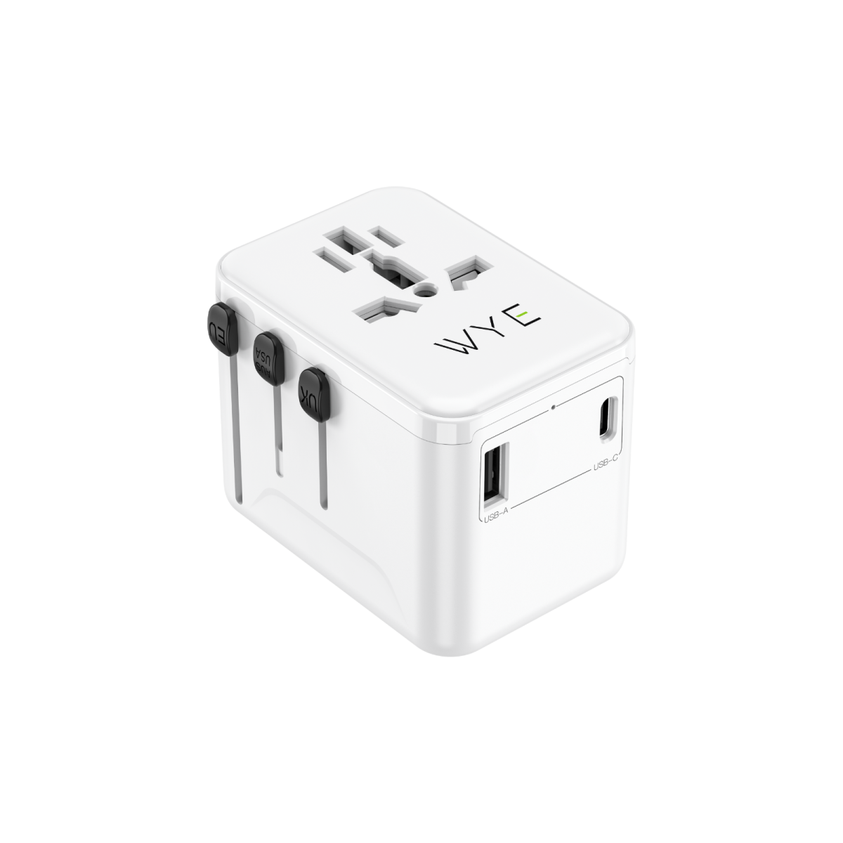 Wyeflux Universal Travel Adaptor 12W USB and C