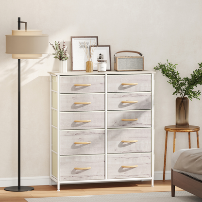 Wood Storage Chest of Drawers
