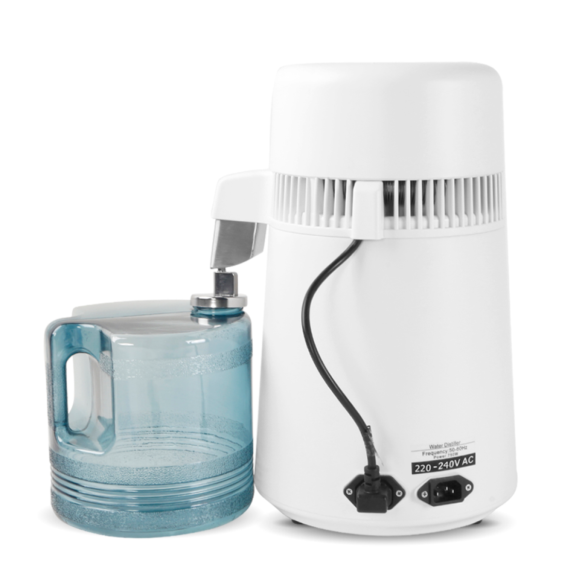 【Same Code：94286132】British Standard ZB-1 4L Distilled Water Machine 220V 750W with New Thermostat and Plastic Bottle (Natural Color)