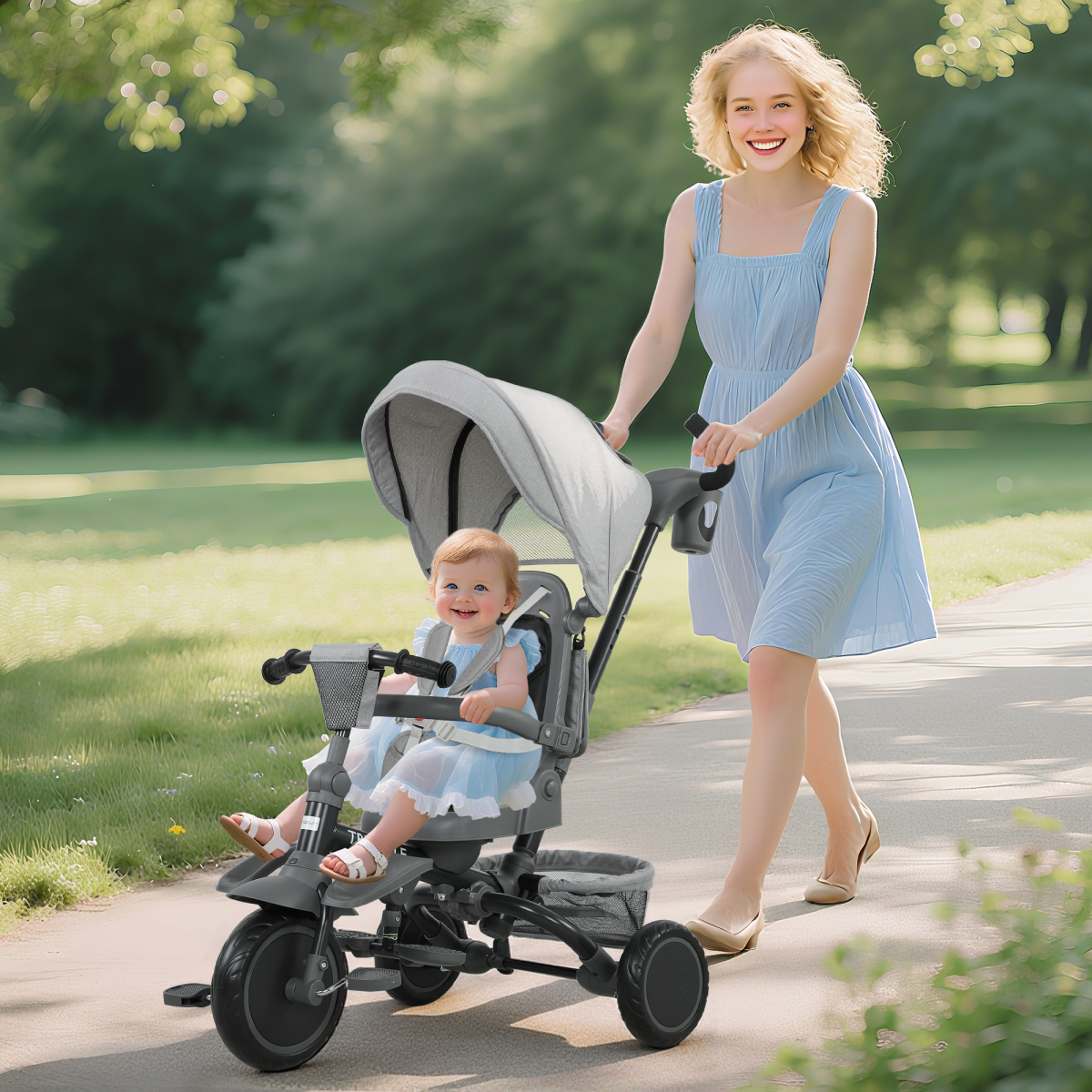 Kids Trike with Adjustable Backrest