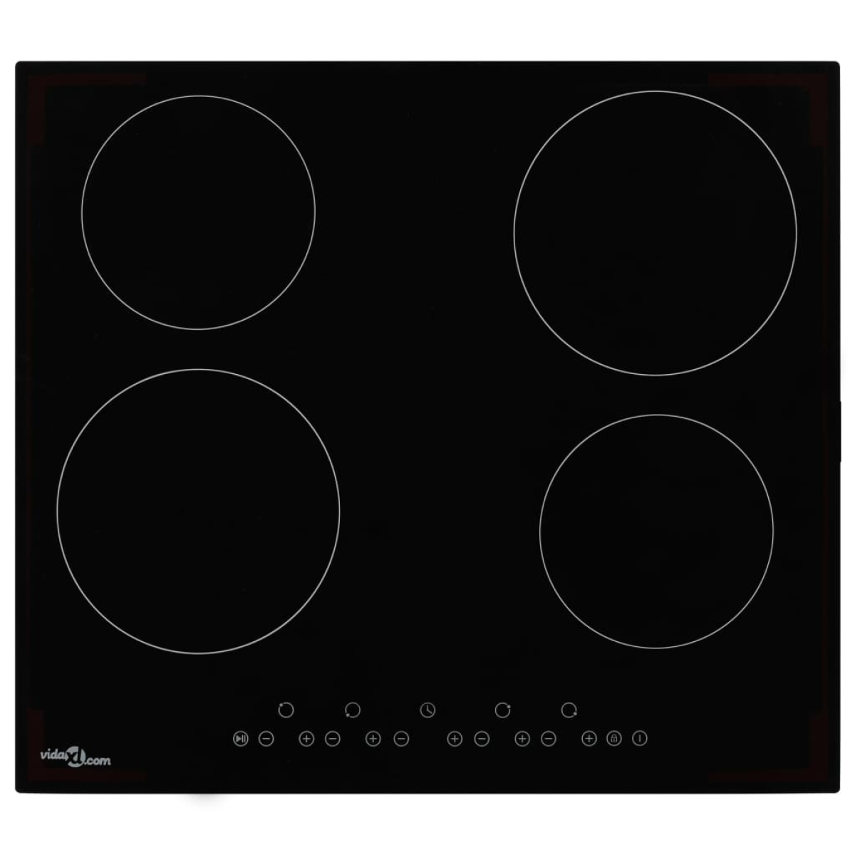 vidaXL Ceramic Hob with 4 Burners Touch Control 6000 W