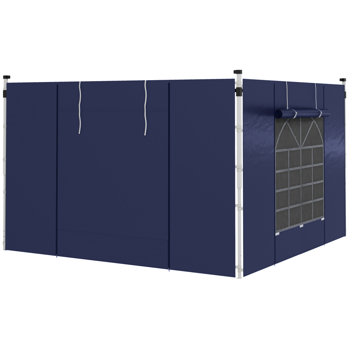 Outsunny 3x3(m) or 3x6m Pop Up Gazebo Side Panels Replacement, 2 Pack, Blue