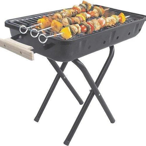 Small Bbq With Metal Stand