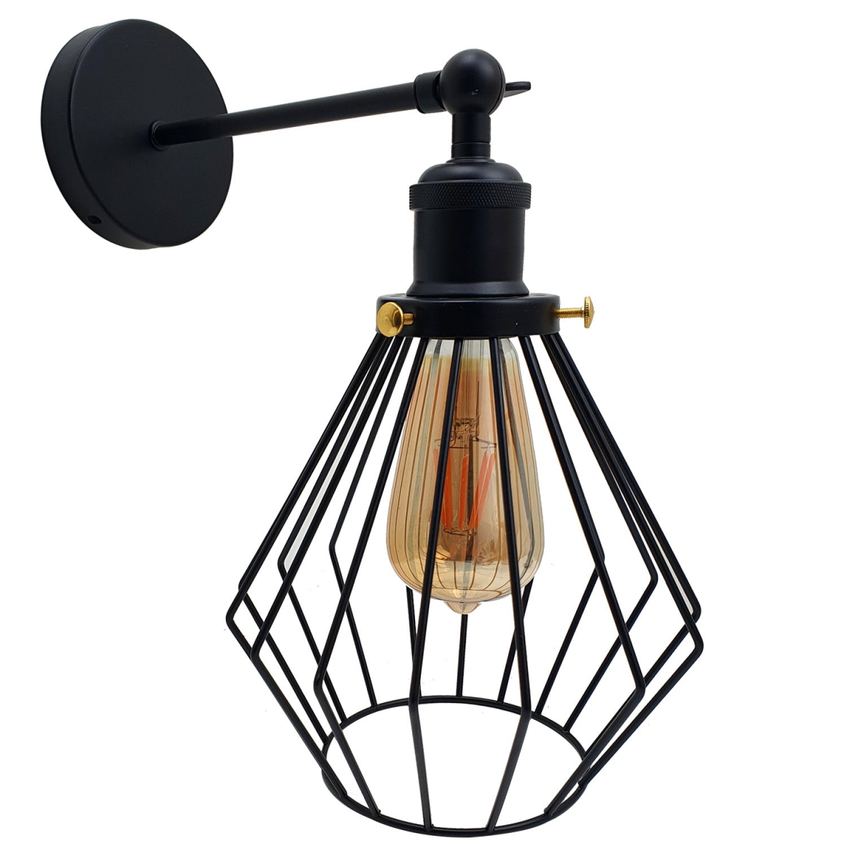 Vintage Industrial Adjustable Retro E27 Metal Wall Lamp~2695