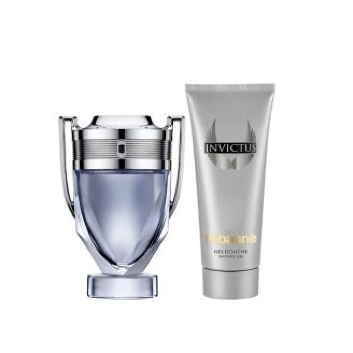 Paco Rabanne Invictus Gift Set (Eau De Toilette Spray 100ml  All Over Shampoo 100ml)