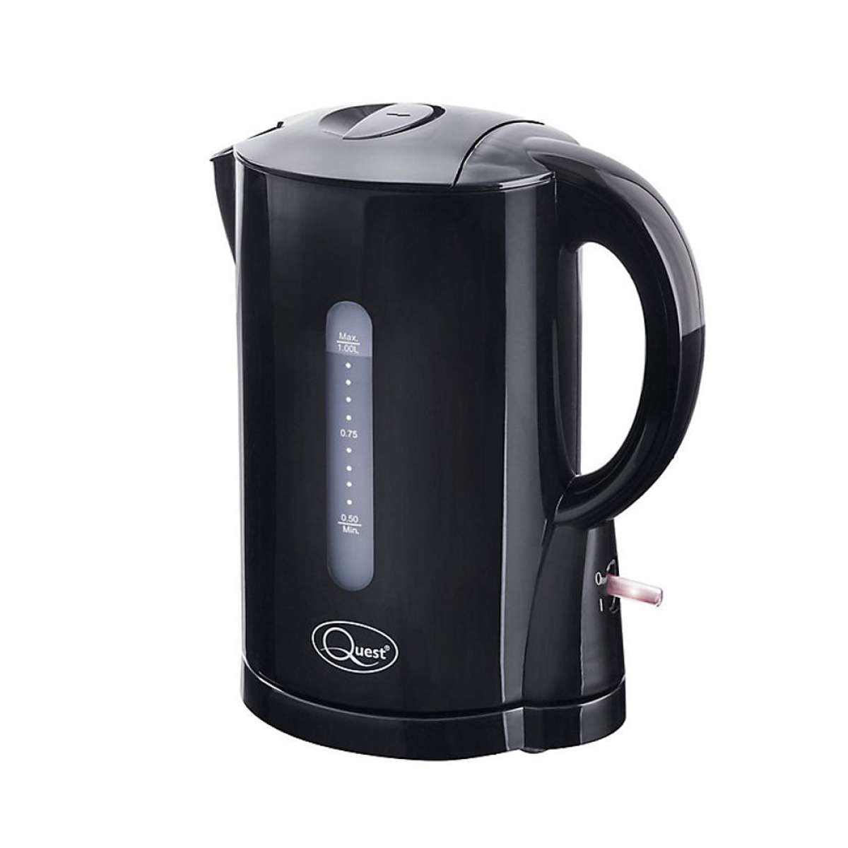 Quest 1L Portable Electric Cordless Jug Kettle - Black 35039