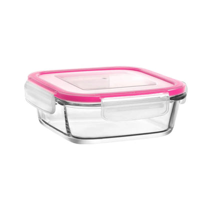 Glass Food Storage Container 1150Cc Assorted Colours