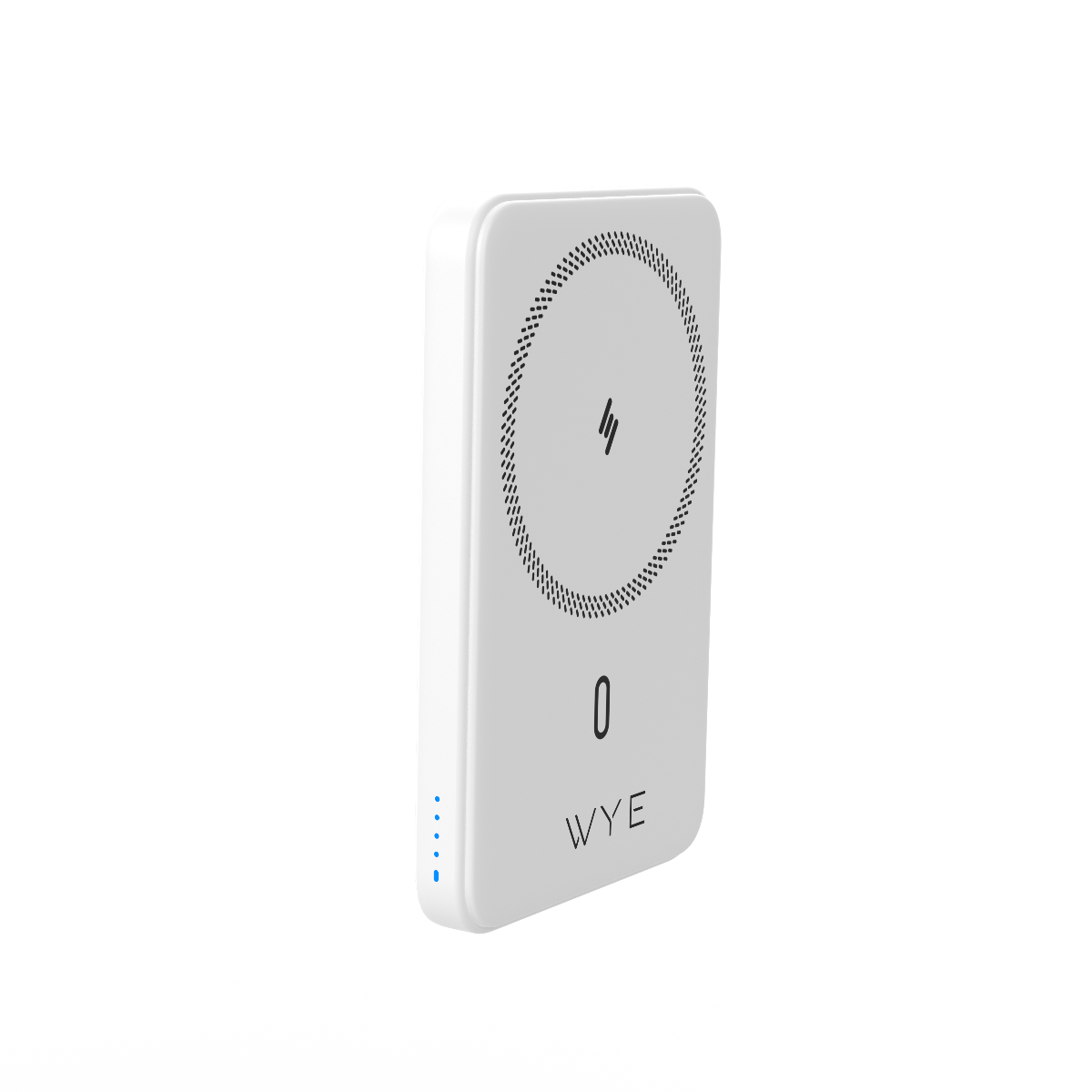 Wyeflux Slim Magnetic 5K Portable Power Bank - White