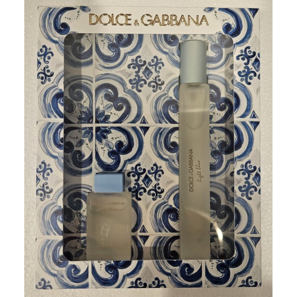 Dolce & Gabbana Light Blue Miniature Gift Set (10ml  4.5ml Eau De Toilette)