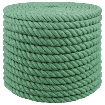 vidaXL Jute Rope Green 100% Tossa jute
