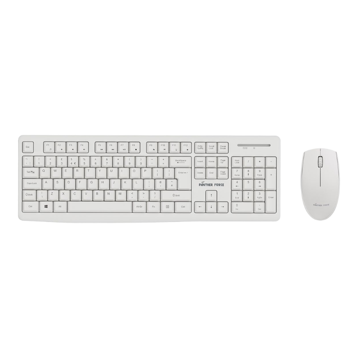 Panther Force Wireless Keyboard & Mouse Set - White PF292