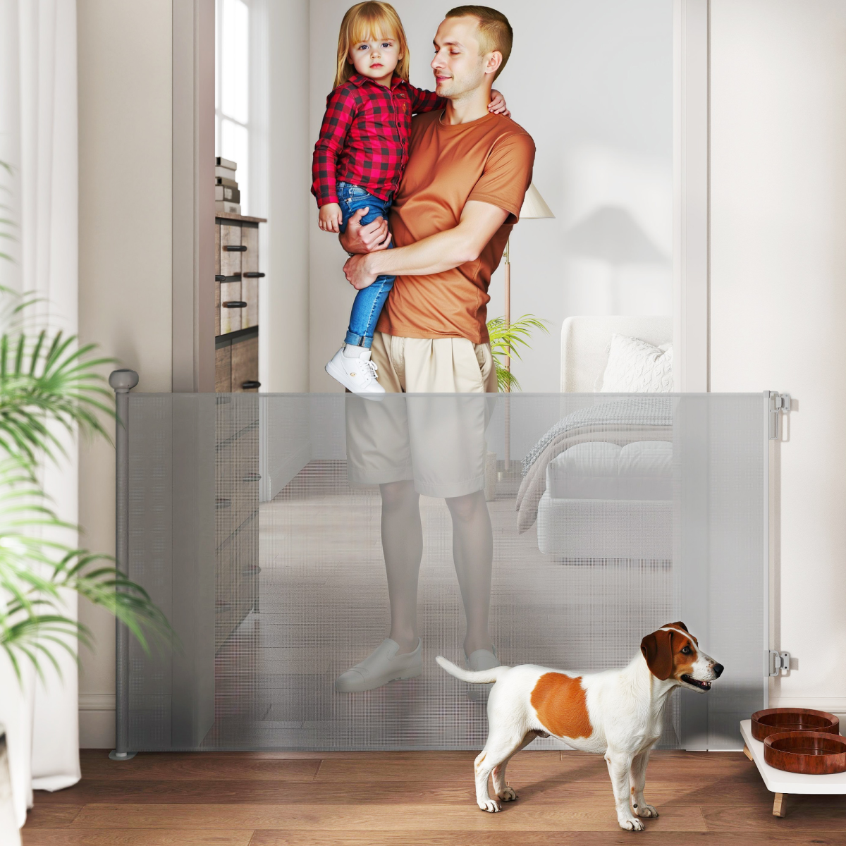 Retractable Dog Gate
