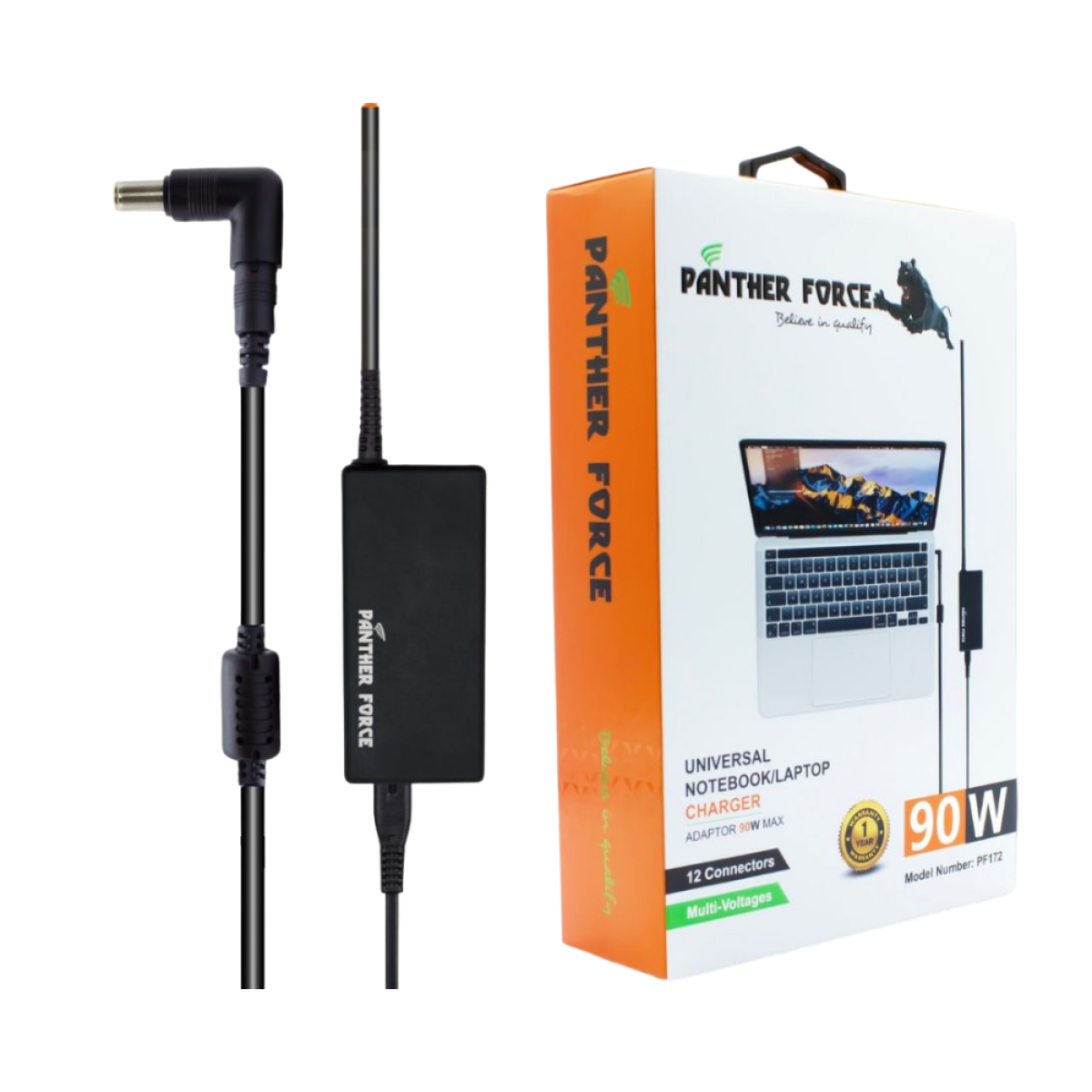 Panther Force Universal Laptop Charger 90w