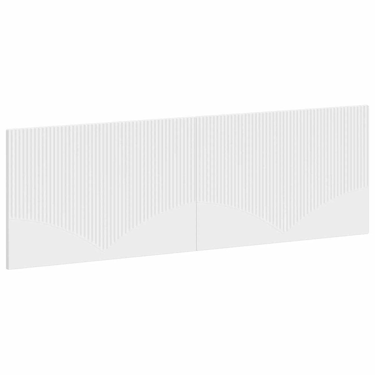 vidaXL Wall-Mounted Headboard HOORN White Engineered Wood