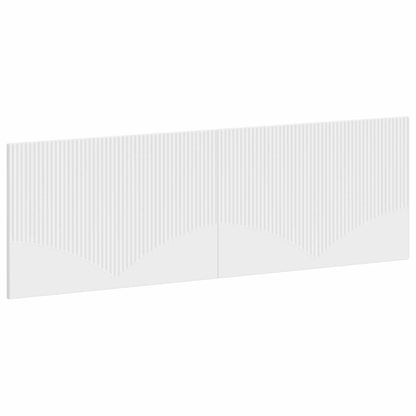 vidaXL Wall-Mounted Headboard HOORN White Engineered Wood