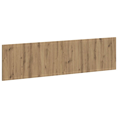 vidaXL Wall-Mounted Headboard EDE Artisan Oak Engineered Wood