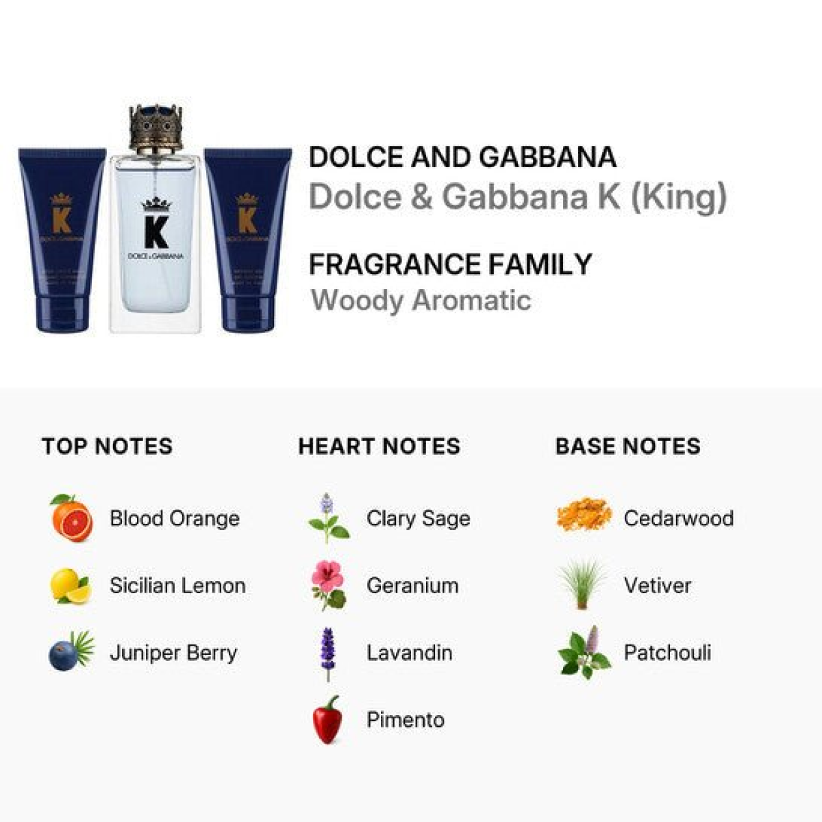 Dolce & Gabbana K Gift Set (Eau De Toilette Spray 100ml  Shower Gel 50ml  Aftershave Balm 50ml)