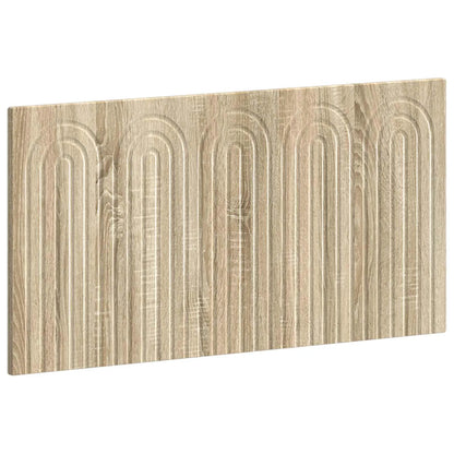 vidaXL Wall-Mounted Headboard ALKMAAR Sonoma Oak Engineered Wood