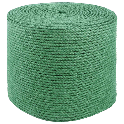 vidaXL Jute Rope Green 100% Tossa jute