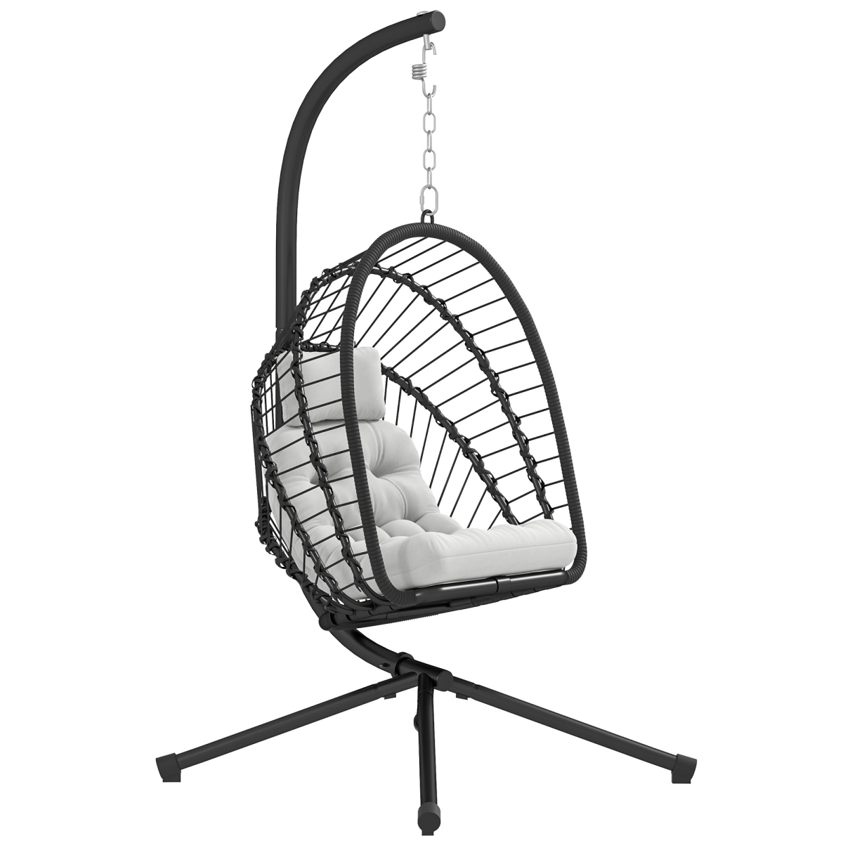 Durable Powder Coated Steel Frame Garden Storage Basket & Seat