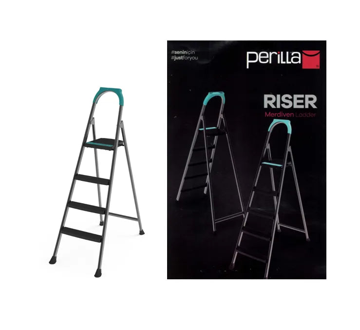 3 + 1 Perilla Riser Metal Indoor Outdoor Step Ladder L4