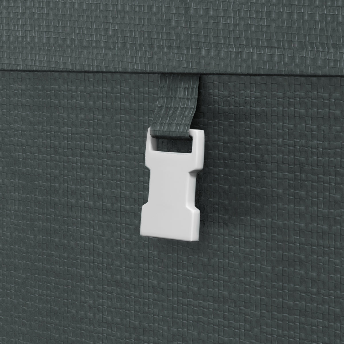 Outsunny 179 x 120cm Temporary Garden Shed, with Weather-resistant Plastic Cover and Accessories - Dark Grey