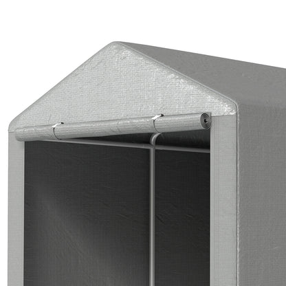 Outsunny 2.2 x 1.6 m Outdoor Storage Tent, with Accessories - Light Grey