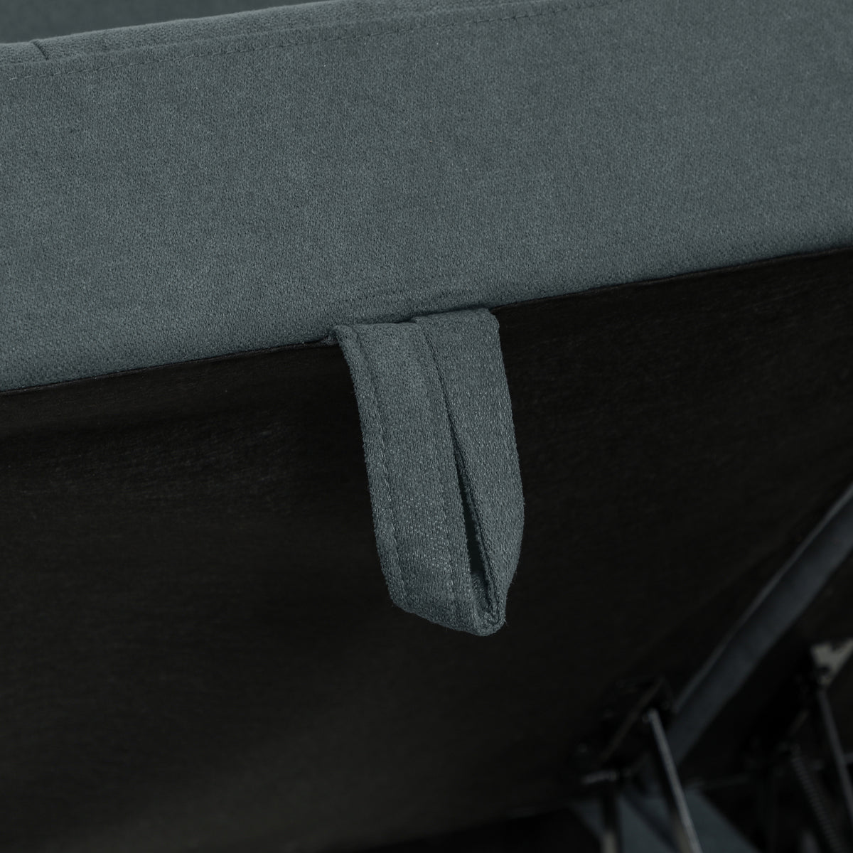 HOMCOM 'L' Shape Modular Storage Sofa - Dark Grey