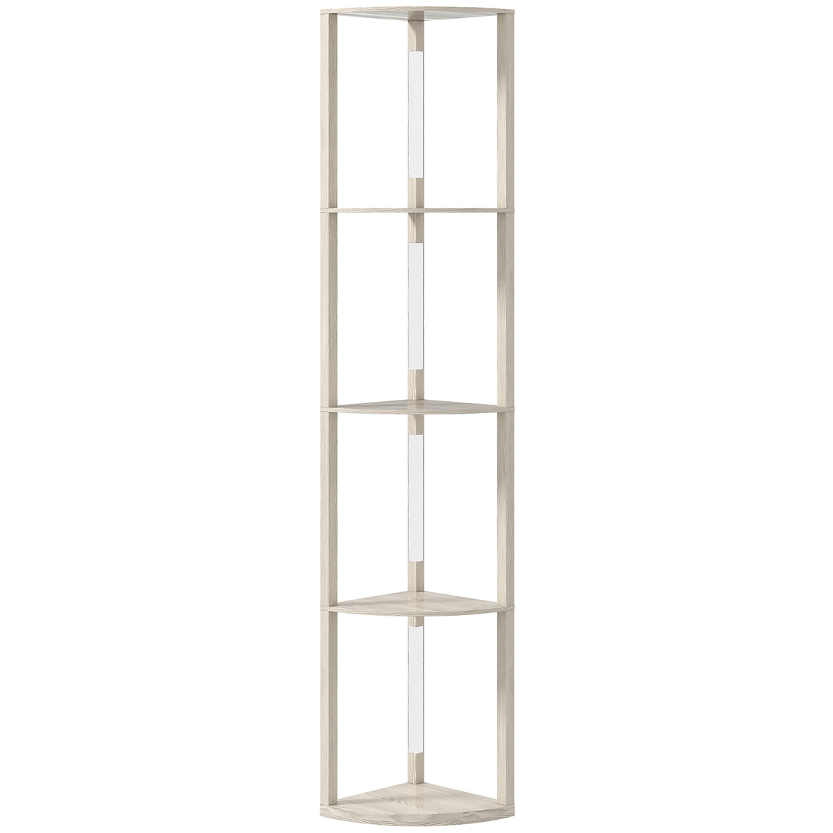 HOMCOM 4-Tier Corner Floor Lamp